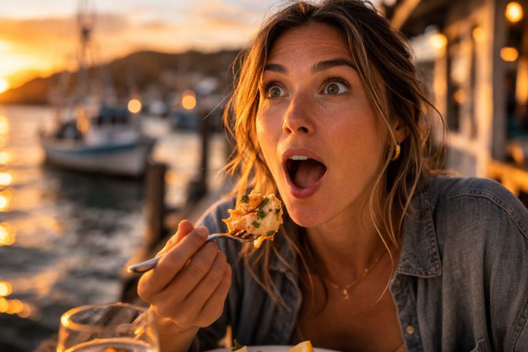 From Dockside Crab Rolls to Firelit Dining Rooms, This California Town Knows How to Do Seafood Right